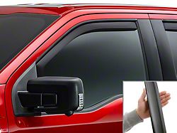 Weathertech Side Window Deflectors; Front and Rear; Matte Black (24-26 Ranger)