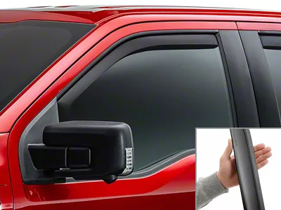 Weathertech Bug Deflector Ford Ranger 2024-2026 Ford Ranger Wind Deflectors & Rain Guards | AmericanTrucks