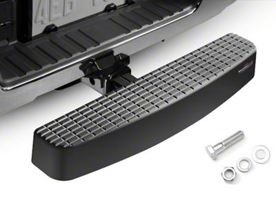 Weathertech Rear Bump Step; Black (Universal; Some Adaptation May Be Required)