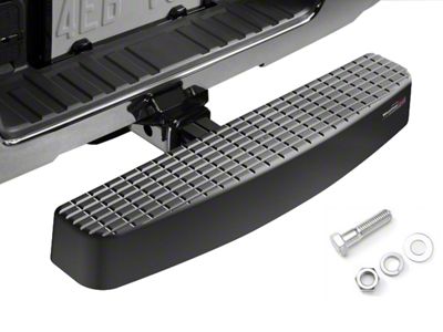 Weathertech Rear Bump Step; Black (Universal; Some Adaptation May Be Required)