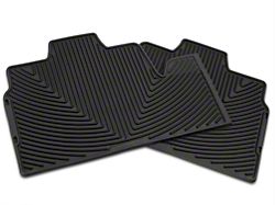 Weathertech All-Weather Rear Rubber Floor Mats; Black (09-14 F-150 SuperCab, SuperCrew)