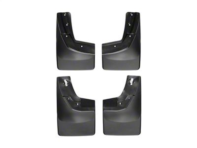 Weathertech No-Drill Mud Flaps; Rear; Black (10-14 F-150 Raptor)