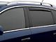Weathertech Side Window Deflectors; Rear; Dark Smoke (14-18 Sierra 1500 Double Cab, Crew Cab)