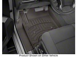 Weathertech Front Floor Liner HP; Cocoa (14-18 Sierra 1500 w/o Floor Shifter)