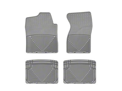 Weathertech All-Weather Front and Rear Rubber Floor Mats; Gray (99-06 Sierra 1500 Extended Cab, Crew Cab)