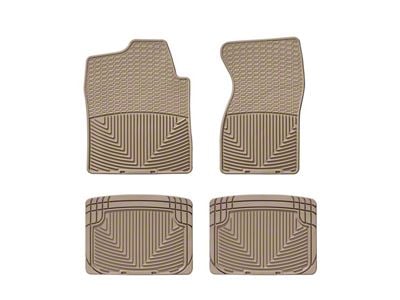 Weathertech All-Weather Front and Rear Rubber Floor Mats; Tan (99-06 Sierra 1500 Extended Cab, Crew Cab)