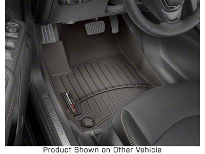 Weathertech DigitalFit Front Floor Liners; Cocoa (19-24 Sierra 1500 Double Cab, Crew Cab)