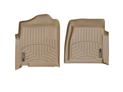 Weathertech DigitalFit Front Floor Liners; Tan (99-06 Sierra 1500 Regular Cab)