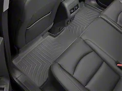 Weathertech DigitalFit Rear Floor Liner; Black (19-24 Sierra 1500 Crew Cab w/ Front Bench Seat & Rear Underseat Storage)