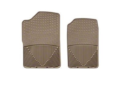 Weathertech All-Weather Front Rubber Floor Mats; Tan (1999 Sierra 1500)