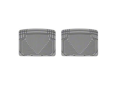 Weathertech All-Weather Rear Rubber Floor Mats; Gray (99-06 Sierra 1500 Extended Cab, Crew Cab)