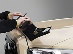 Weathertech Low Profile Hood Protector; Dark Smoke (19-26 Sierra 1500)