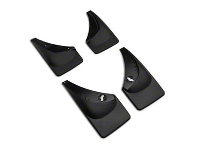 Weathertech No-Drill Mud Flaps; Front and Rear; Black (99-06 Sierra 1500)