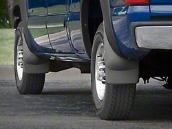 Weathertech No-Drill Mud Flaps; Front and Rear; Black (99-06 Sierra 1500)