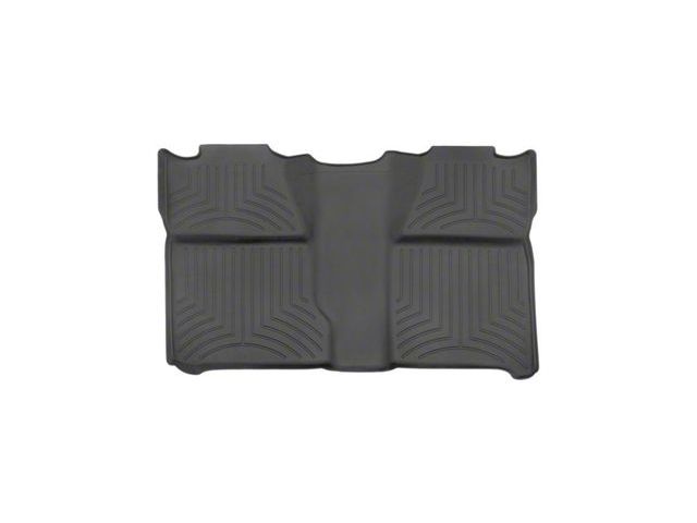 Weathertech Rear Floor Liner HP; Black (07-13 Sierra 1500 Crew Cab w/o Rear Underseat Storage)