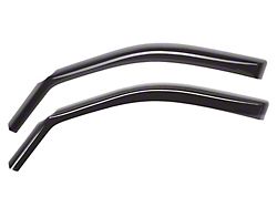 Weathertech Side Window Deflectors; Front; Dark Smoke (14-18 Sierra 1500 Double Cab, Crew Cab)