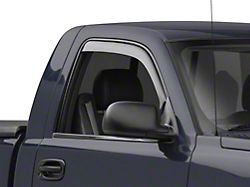Weathertech Side Window Deflectors; Front; Dark Smoke (99-06 Sierra 1500)