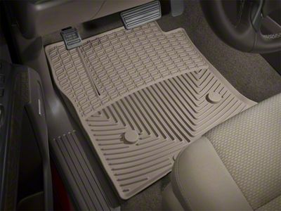 Weathertech All-Weather Front Rubber Floor Mats; Tan (20-25 Sierra 2500 HD)