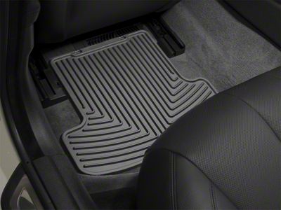 Weathertech All-Weather Rear Rubber Floor Mats; Black (20-24 Sierra 2500 HD)