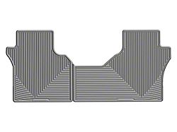 Weathertech All-Weather Rear Rubber Floor Mats; Gray (20-23 Sierra 2500 HD)