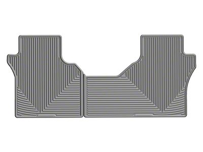 Weathertech All-Weather Rear Rubber Floor Mats; Gray (20-24 Sierra 2500 HD)