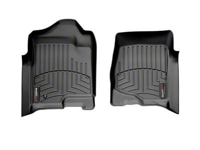 Weathertech DigitalFit Front Floor Liners; Black (07-14 Sierra 2500 HD)