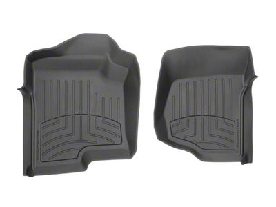 Weathertech Front Floor Liner HP; Black (07-14 Sierra 2500 HD Extended Cab, Crew Cab)
