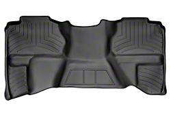 Weathertech DigitalFit Rear Floor Liner; Black (07-13 Sierra 2500 HD Extended Cab)