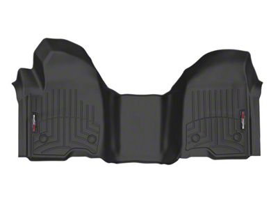 Weathertech DigitalFit Front Over the Hump Floor Liner for Vinyl Floors; Black (20-25 Sierra 2500 HD Double Cab, Crew Cab)
