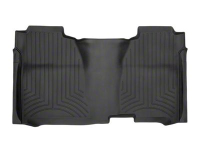 Weathertech Rear Floor Liner HP; Black (15-19 Sierra 2500 HD Crew Cab)