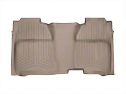 Weathertech DigitalFit Rear Floor Liner with Underseat Coverage; Tan (15-19 Sierra 2500 HD Crew Cab)