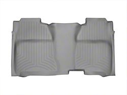 Weathertech DigitalFit Rear Floor Liner with Underseat Coverage; Gray (15-19 Sierra 2500 HD Crew Cab)
