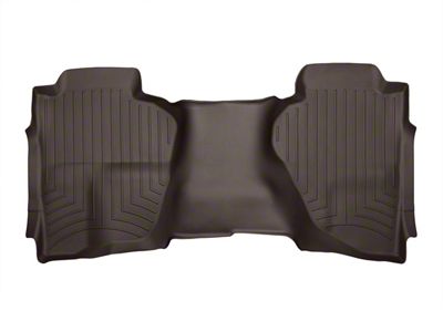 Weathertech DigitalFit Rear Floor Liner; Cocoa (15-19 Sierra 2500 HD Double Cab)