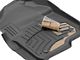 Weathertech Front and Rear Floor Liner HP; Black (15-19 Sierra 2500 HD Double Cab w/o PTO Kit)