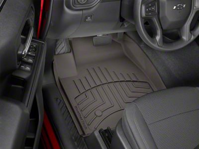 Weathertech Front Floor Liner HP; Cocoa (20-24 Sierra 2500 HD Double Cab w/ Front Bucket Seat & w/o Rear Underseat Storage Box)