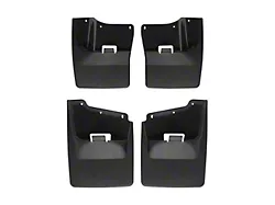 Weathertech No-Drill Mud Flaps; Front and Rear; Black (20-24 Sierra 2500 HD)