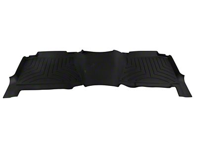 Weathertech Rear Floor Liner HP; Black (01-06 Sierra 2500 HD Crew Cab)