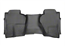 Weathertech Rear Floor Liner HP; Black (01-06 Sierra 2500 HD Extended Cab w/o Rear Under Seat Storage)