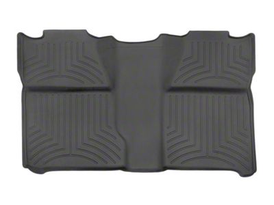 Weathertech Rear Floor Liner HP; Black (07-14 Sierra 2500 HD Crew Cab w/o Rear Underseat Storage)