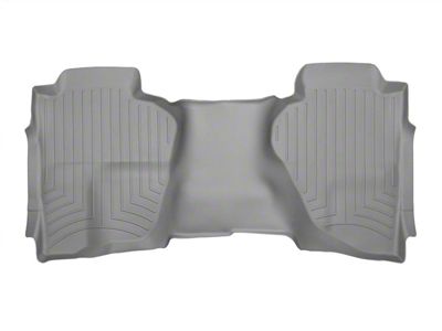 Weathertech Rear Floor Liner HP; Gray (01-06 Sierra 2500 HD Crew Cab)