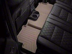 Weathertech Rear Floor Liner HP; Tan (20-23 Sierra 2500 HD Double Cab w/ Front Bucket Seat & w/o Rear Underseat Storage Box)