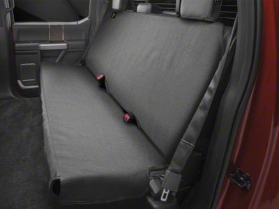 Weathertech Second Row Seat Protector; Charcoal (07-23 Sierra 2500 HD Extended/Double Cab, Crew Cab)