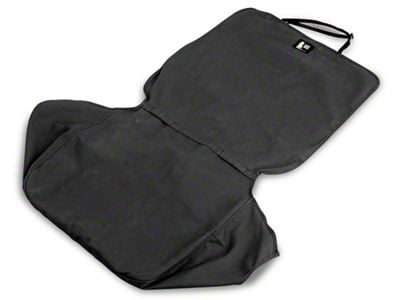 Weathertech Universal Front Bucket Seat Protector; Black (15-19 Sierra 2500 HD)