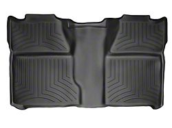 Weathertech DigitalFit Rear Floor Liner; Black (07-14 Sierra 3500 HD Crew Cab)