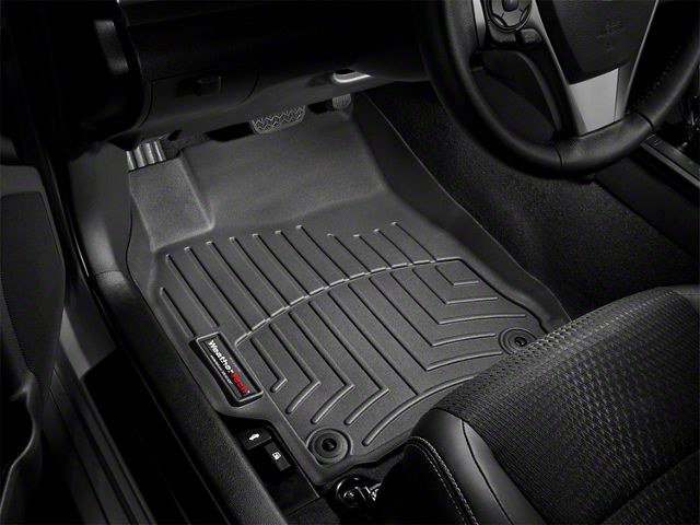 Weathertech DigitalFit Front Over the Hump Floor Liner; Black (07-14 Sierra 3500 HD Extended Cab, Crew Cab)