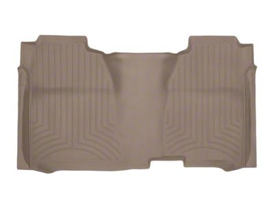Weathertech Rear Floor Liner HP; Tan (15-19 Sierra 3500 HD Crew Cab)