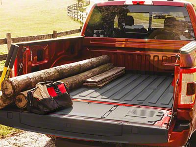 Weathertech ImpactLiner Bed Liner; Black (20-25 Sierra 3500 HD w/ 6.90-Foot Standard Box)