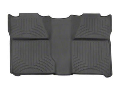 Weathertech Rear Floor Liner HP; Black (07-14 Sierra 3500 HD Crew Cab w/o Rear Underseat Storage)