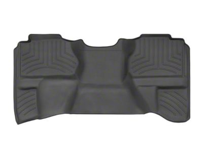 Weathertech Rear Floor Liner HP; Black (07-14 Sierra 3500 HD Extended Cab)