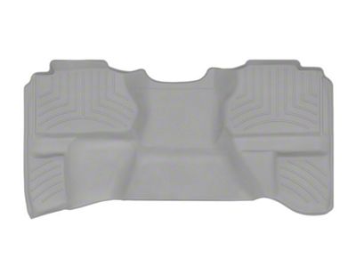 Weathertech Rear Floor Liner HP; Gray (07-14 Sierra 3500 HD Extended Cab)